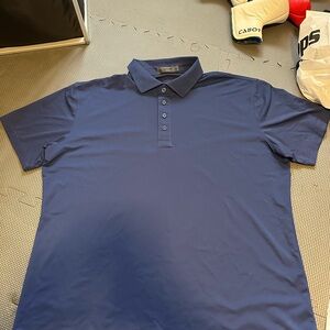 Men's G Fore Blue Polo Shirt